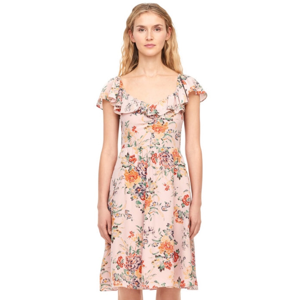 Rebecca Taylor Floral Silk Marlena Dress